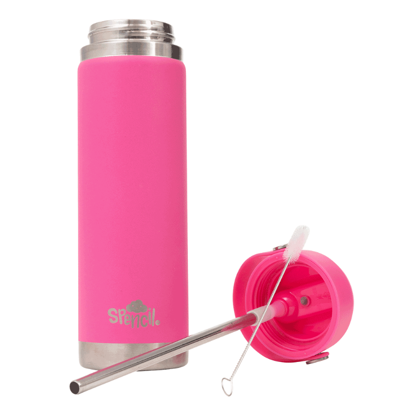 Spencil 650ml insulated bottle- fuchsia