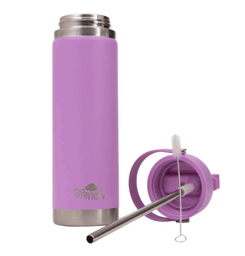 Spencil 650ml insulated bottle- lilac