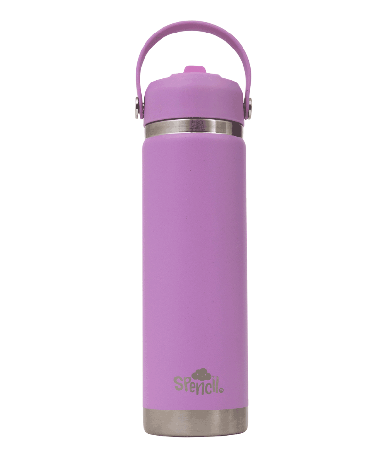 Spencil 650ml insulated bottle- lilac