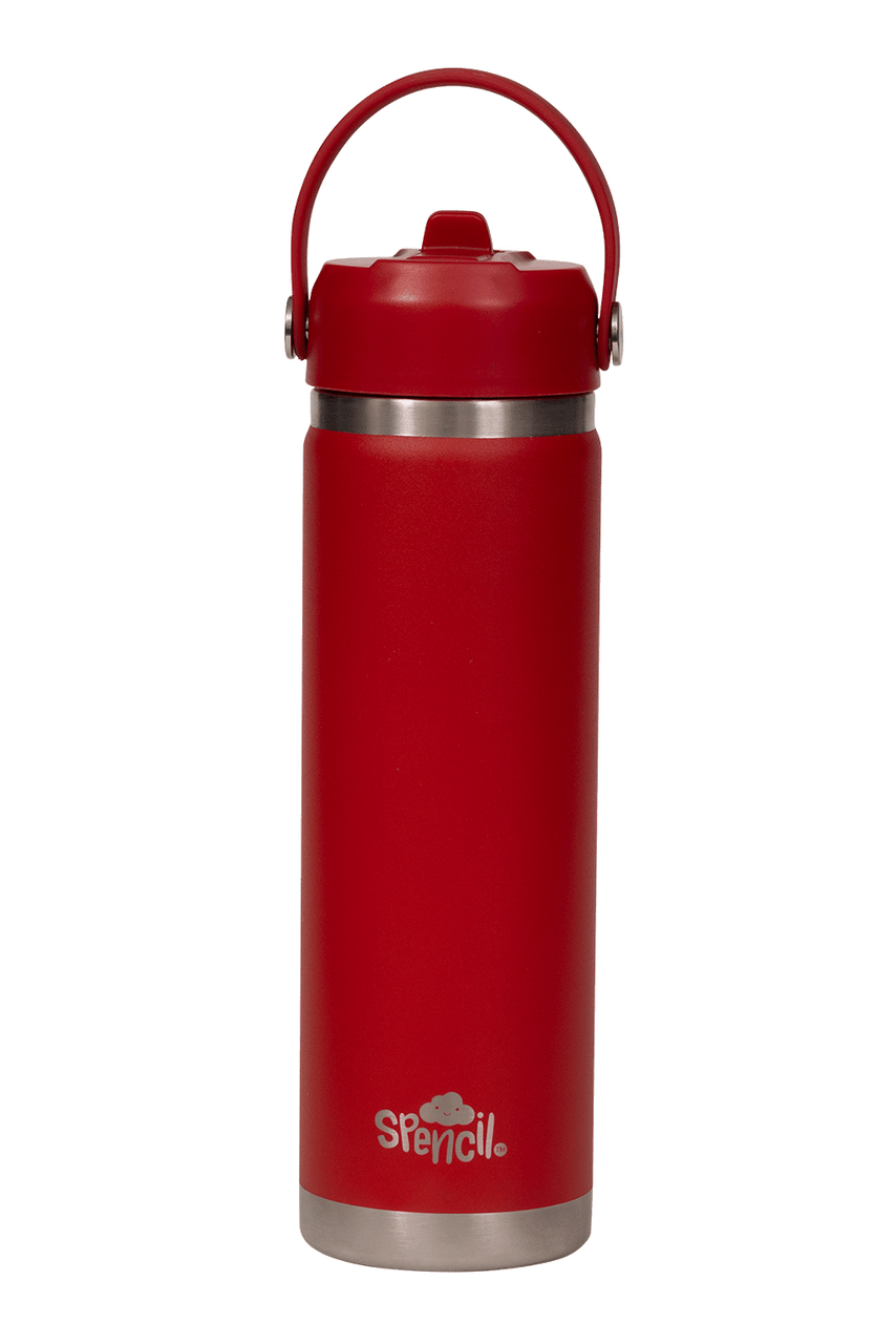 Spencil 650ml insulated bottle- fire