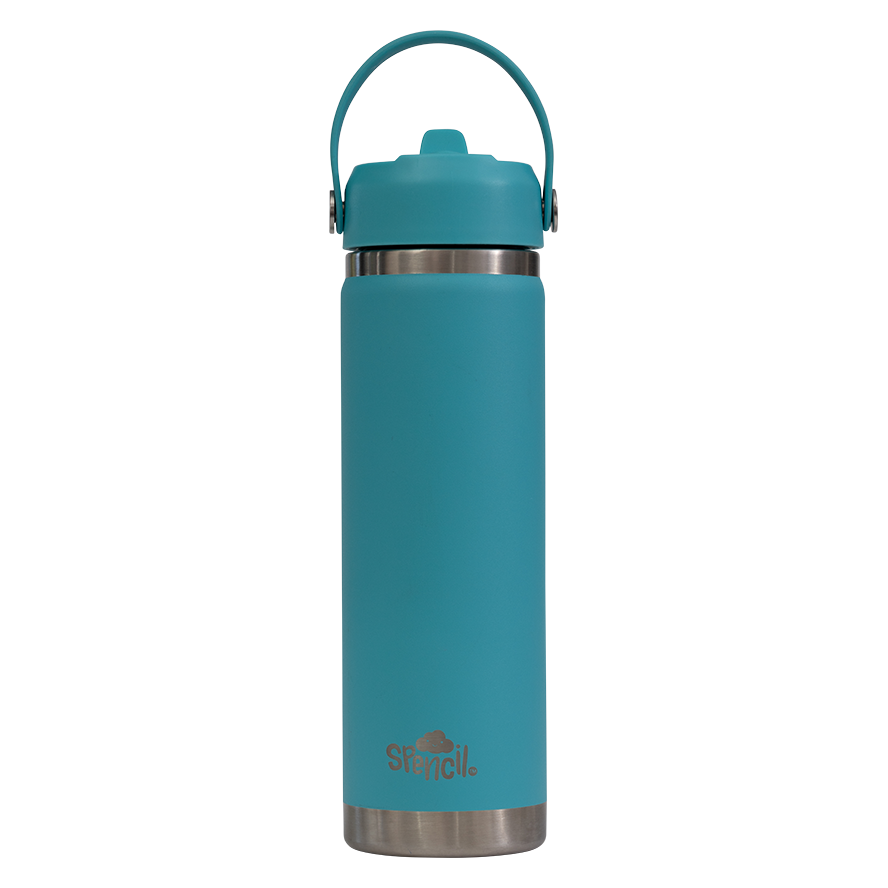 Spencil 650ml insulated bottle- lagoon