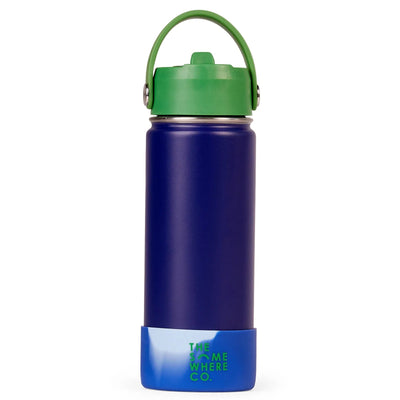 The Somewhere co water bottle- midnight mint swirl