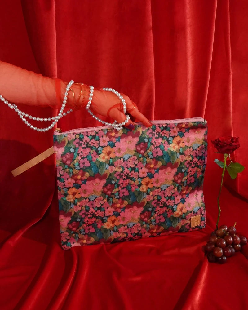 The Somewhere Co Large Wet Bag- Amongst The Flowers