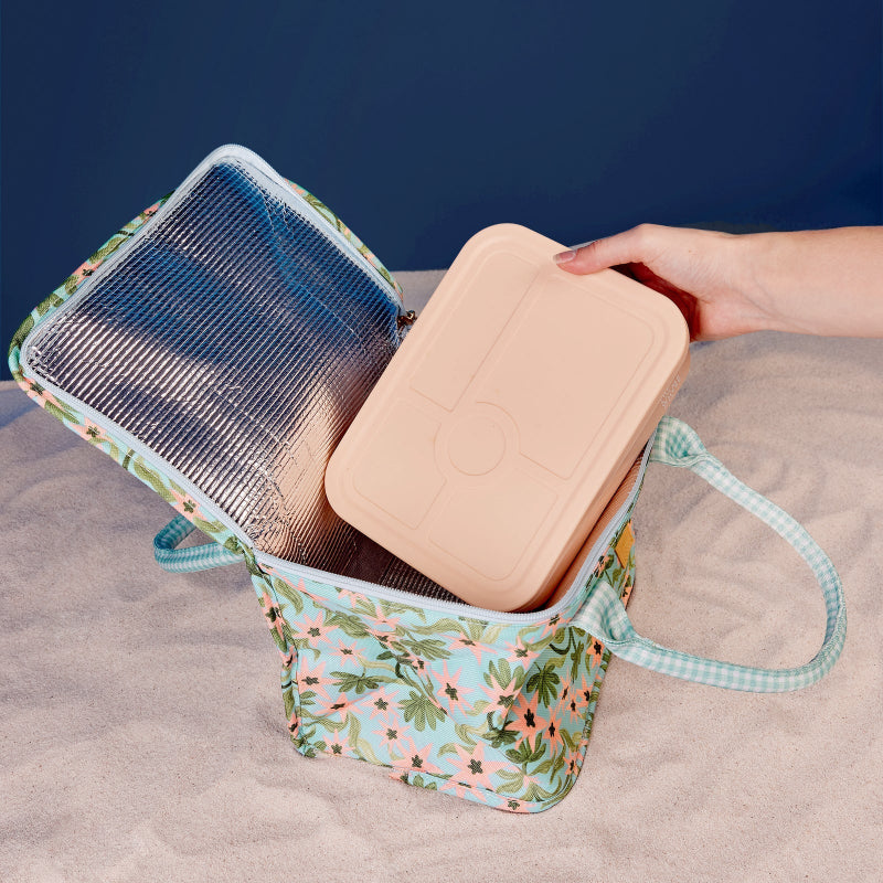 The Somewhere Co lunch bag seaflower