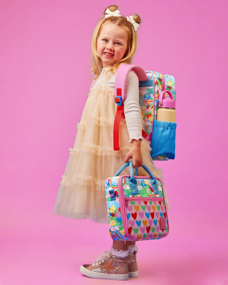 The somewhere co mini lunch case- rainbow garden