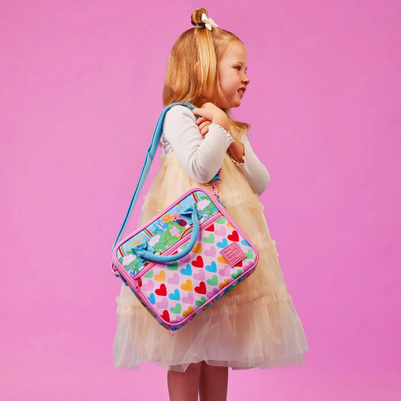 The somewhere co mini lunch case- rainbow garden