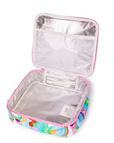 The somewhere co mini lunch case- rainbow garden