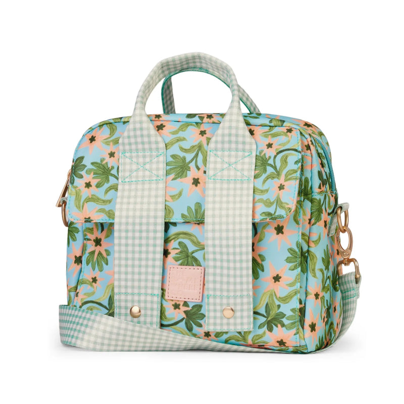 The somewhere co lunch tote- seaflower