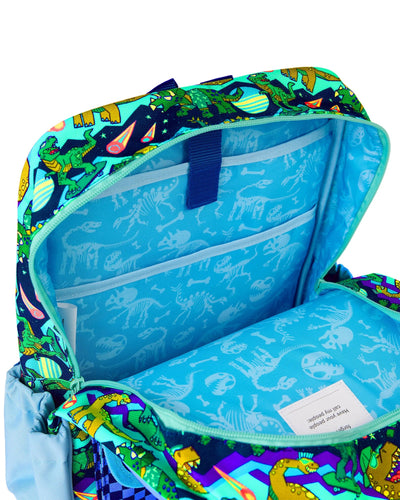 The somewhere co mini backpack- dino rave