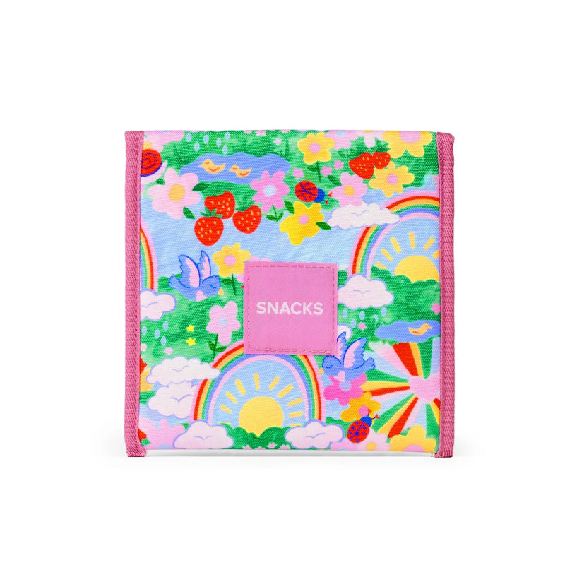 The somewhere co snack bag- rainbow garden