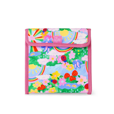 The somewhere co snack bag- rainbow garden