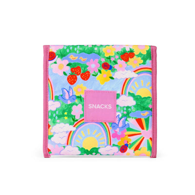 The somewhere co snack bag- rainbow garden