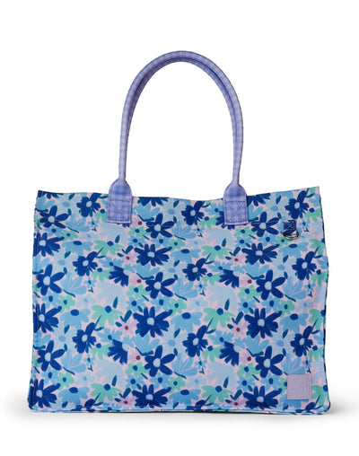 The Somewhere Co Ultimate Tote- Blue Meadow