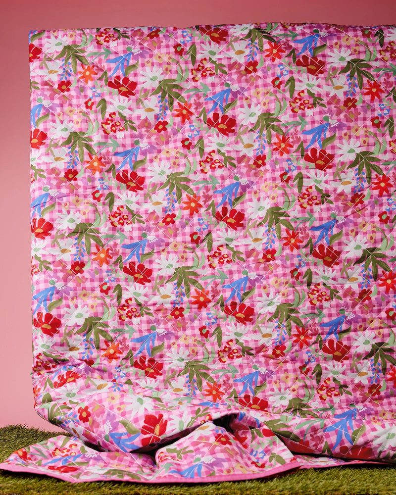 The somewhere co XL picnic rug- flowerburst