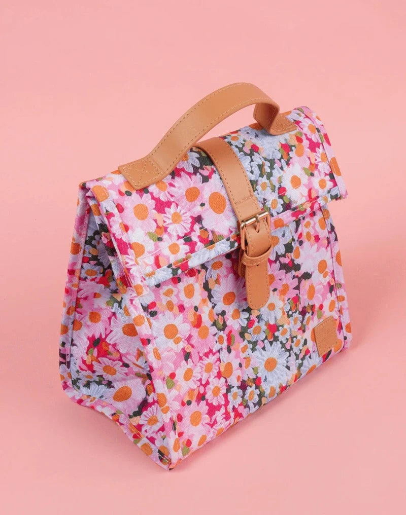 The Somewhere Co Lunch Satchel- Daisy Days
