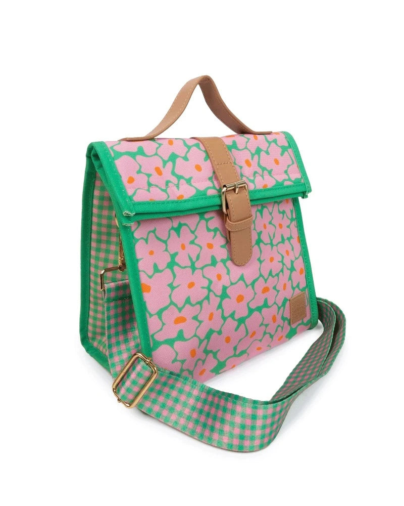 The Somewhere co lunch satchel- Blossom