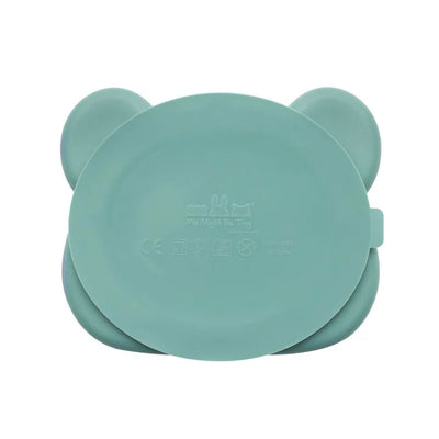 We might be tiny bear stickie plate- pistachio