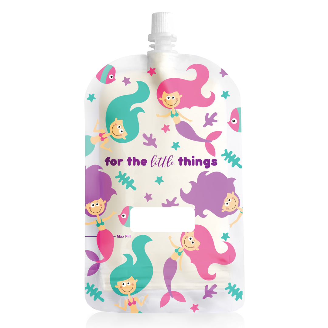 Sinchies Reusable Food Pouches - Mermaids