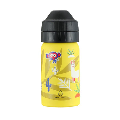 Ecococoon Stainless Steel Bottle 350ml Jungle Party