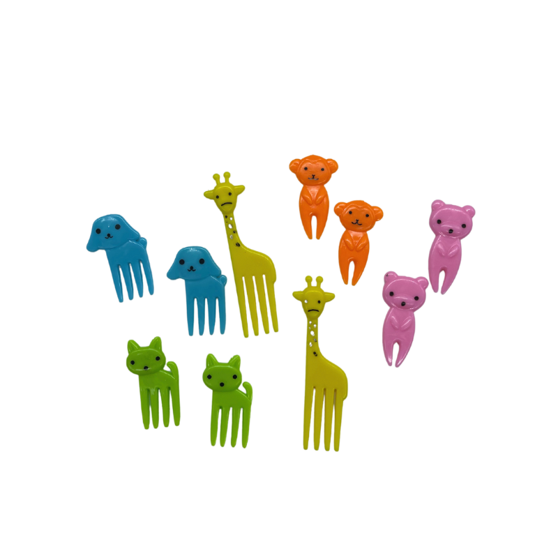 Food pick forks animals