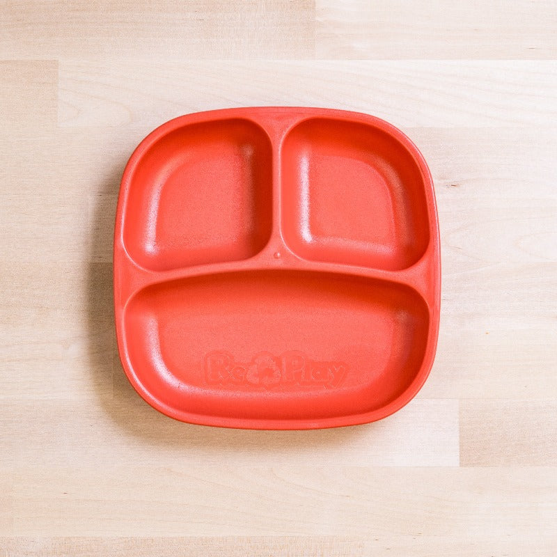 RePlay Divided Plate - Red