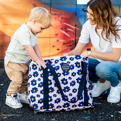 Little Renegade Company Large Tote Bag Snow Blossom