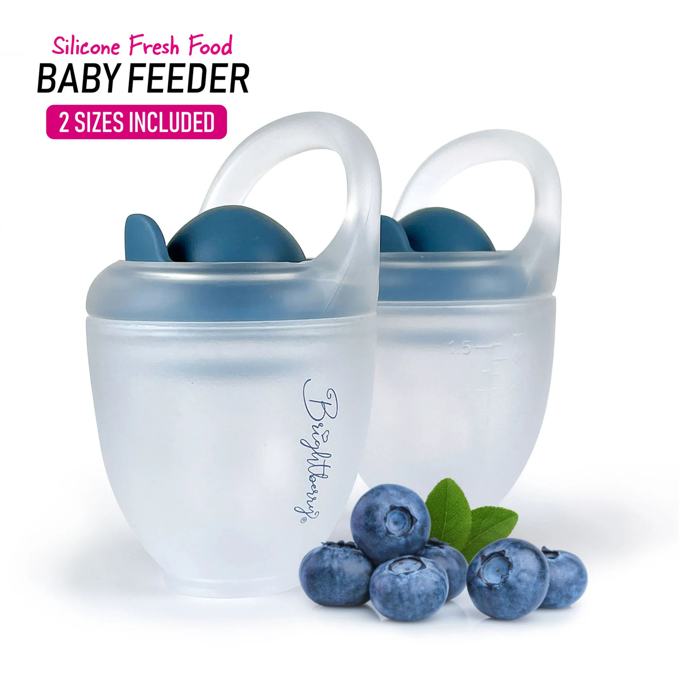 Baby Silicone Fresh Food Feeders - 2 Pack