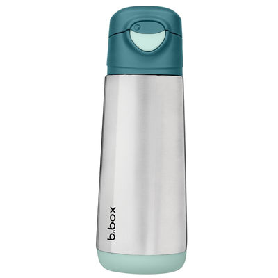 b.box Insulated Sport Spout Drink Bottle - Emerald Forest