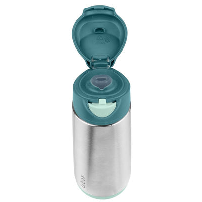 b.box Insulated Sport Spout Drink Bottle - Emerald Forest