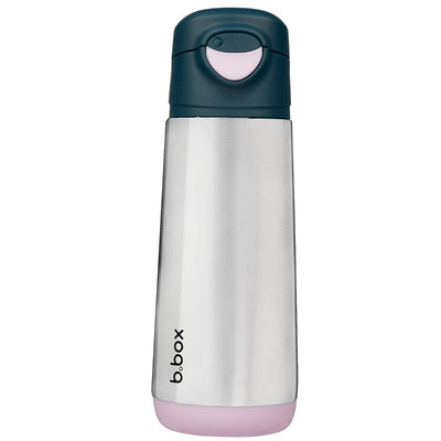 b.box Insulated Sport Spout Drink Bottle - Indigo Rose