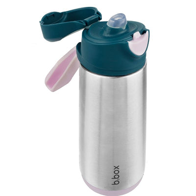 b.box Insulated Sport Spout Drink Bottle - Indigo Rose