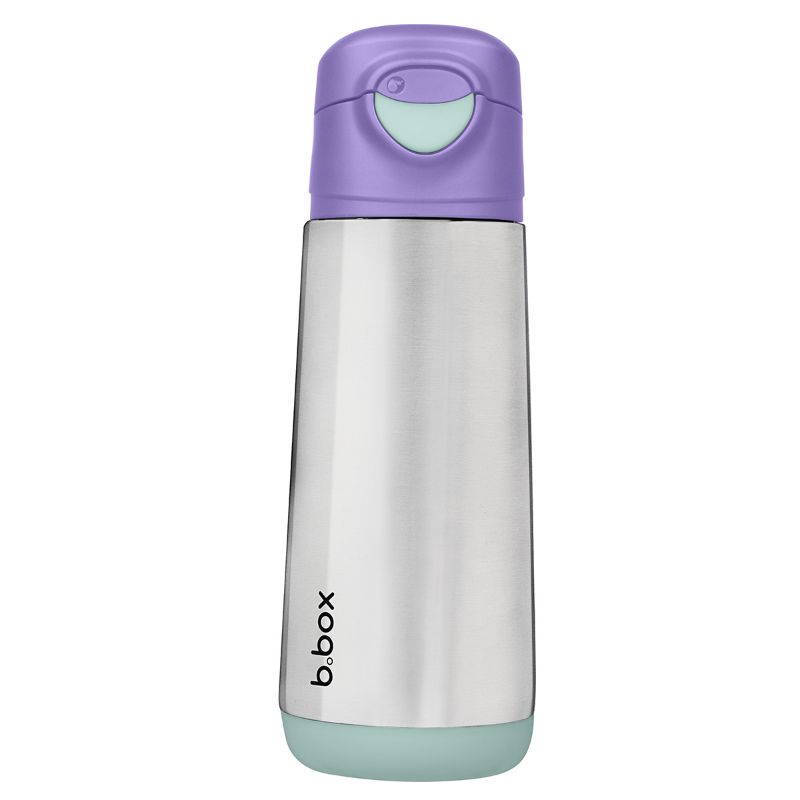 b.box Insulated Sport Spout Drink Bottle - Lilac Pop