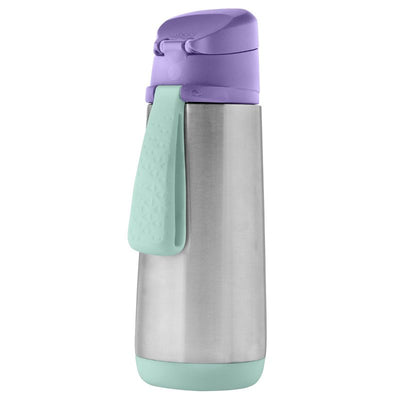 b.box Insulated Sport Spout Drink Bottle - Lilac Pop