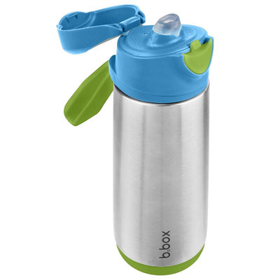 b.box Insulated Sport Spout Drink Bottle - Ocean Breeze