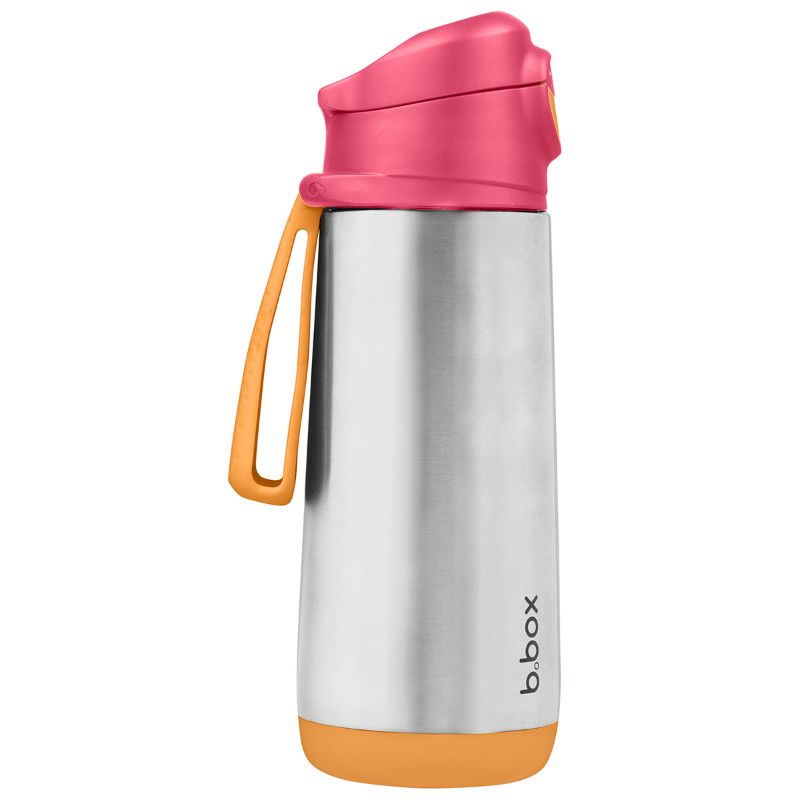 b.box Insulated Sport Spout Drink Bottle - Strawberry Shake