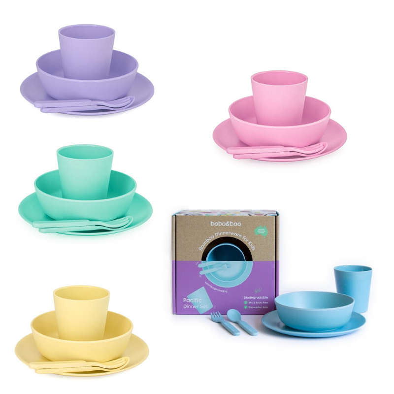 Bobo&Boo Bamboo Dinnerware Set 