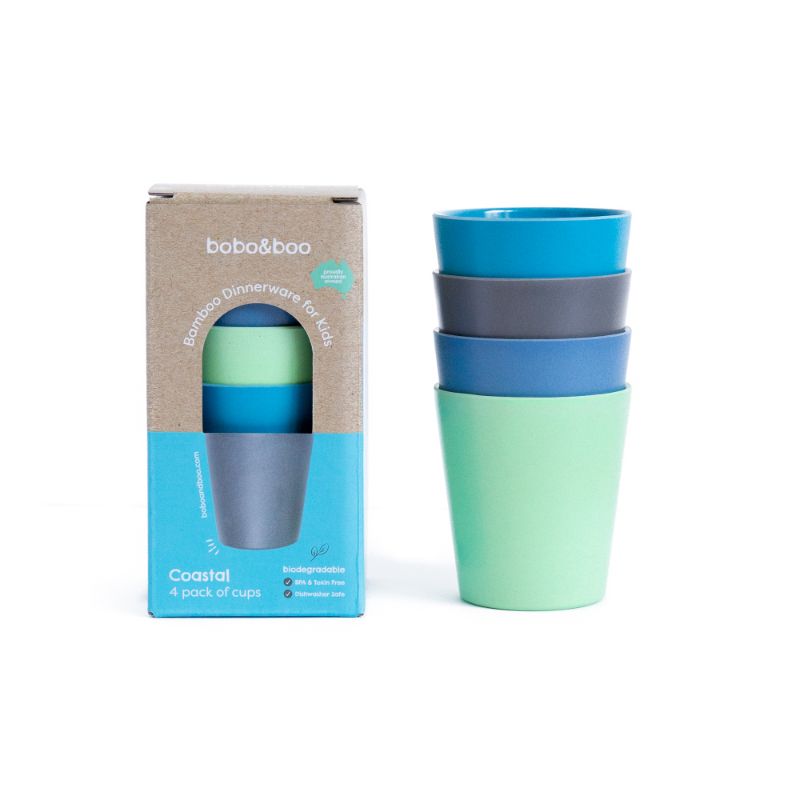 Bobo&Boo Bamboo Cups - Coastal