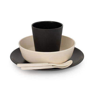 Bobo&Boo Bamboo Dinnerware Set - Monochrome