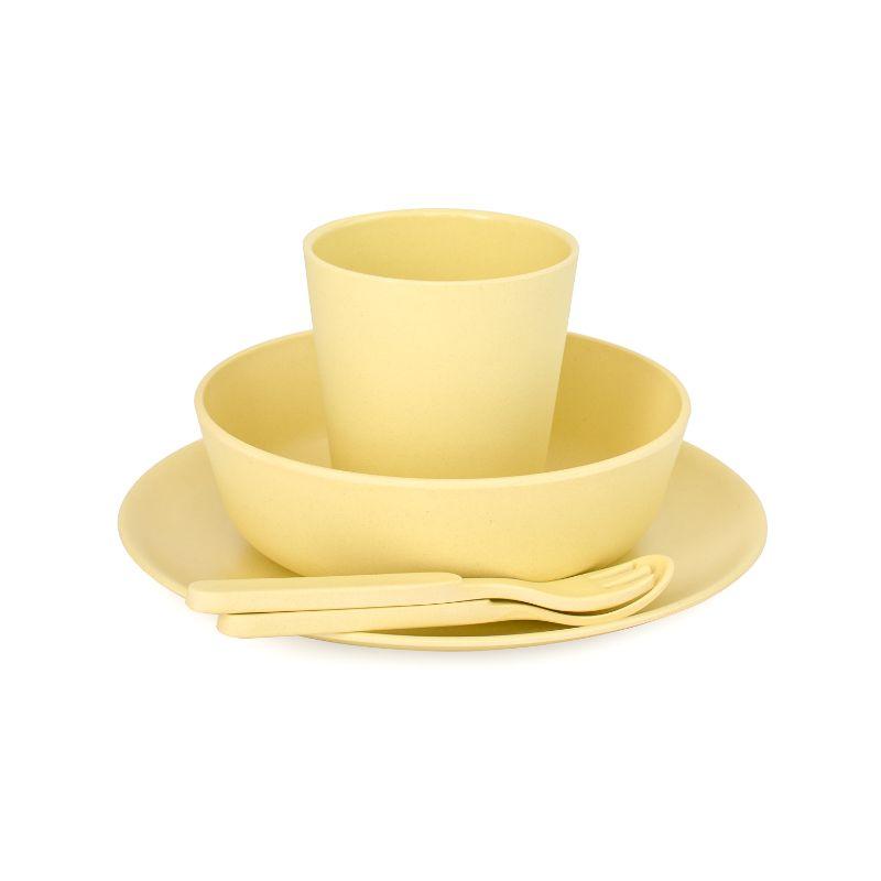 Bobo&Boo Bamboo Dinnerware Set - Sunshine 