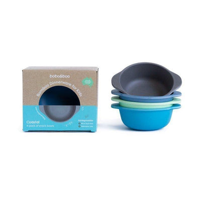 Bobo&Boo Bamboo Snack Bowls - Coastal