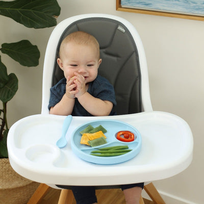 Brightberry - Divided Plate -Pacific Blue