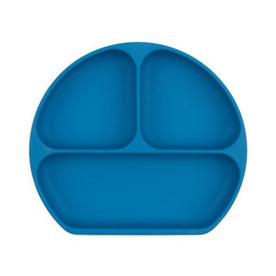 Bumkins Silicone Grip Dish - Dark Blue