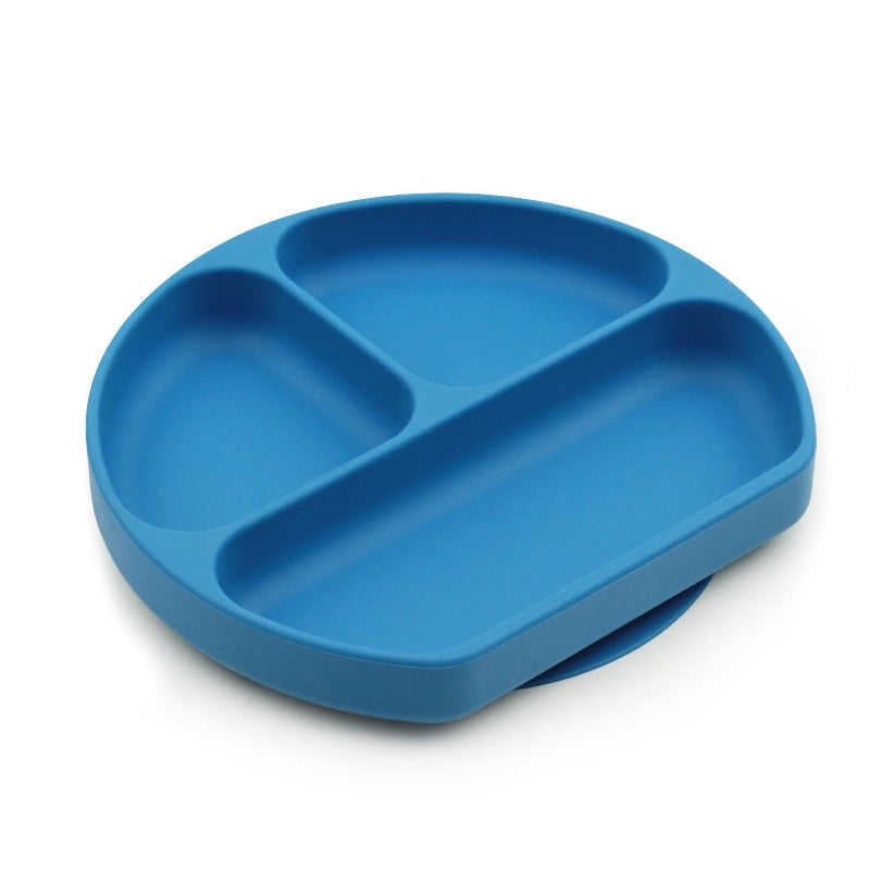 Bumkins Silicone Grip Dish - Dark Blue