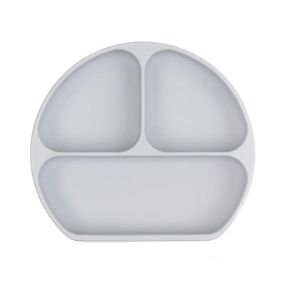 Bumkins Silicone Grip Dish - Grey