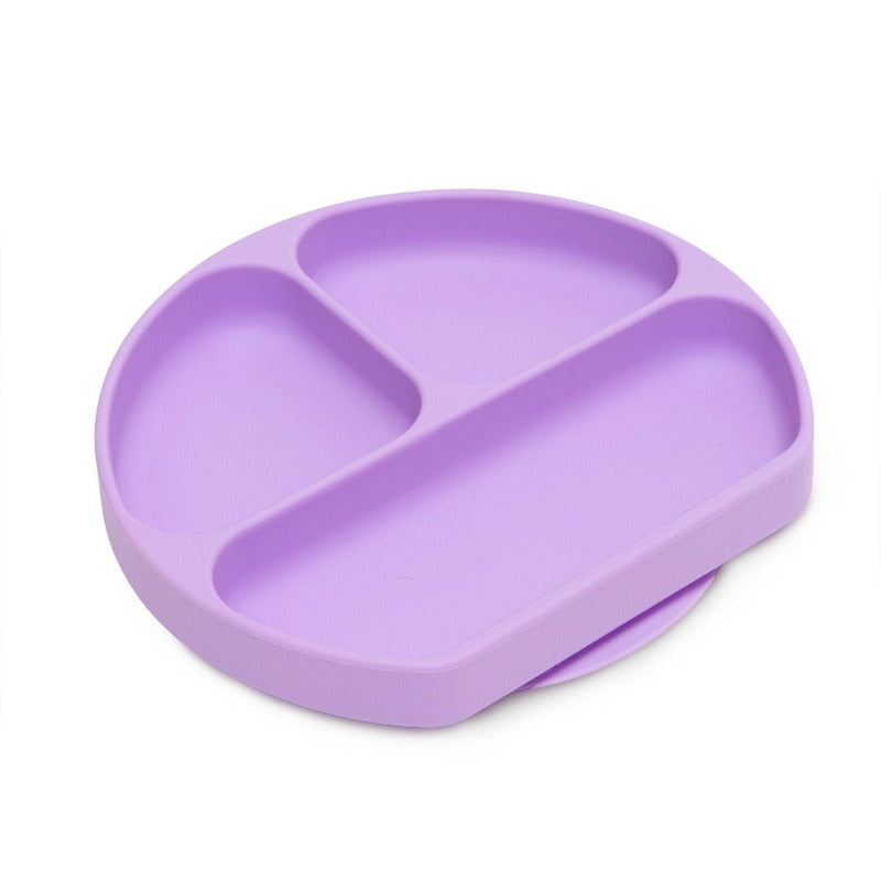 Bumkins Silicone Grip Dish - Lavender