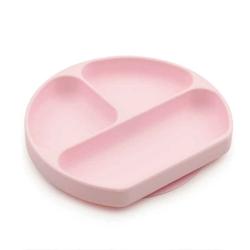 Bumkins Silicone Grip Dish - Pink