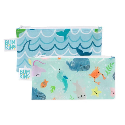 Small Snack Bag 2 pack - rolling with the waves 
