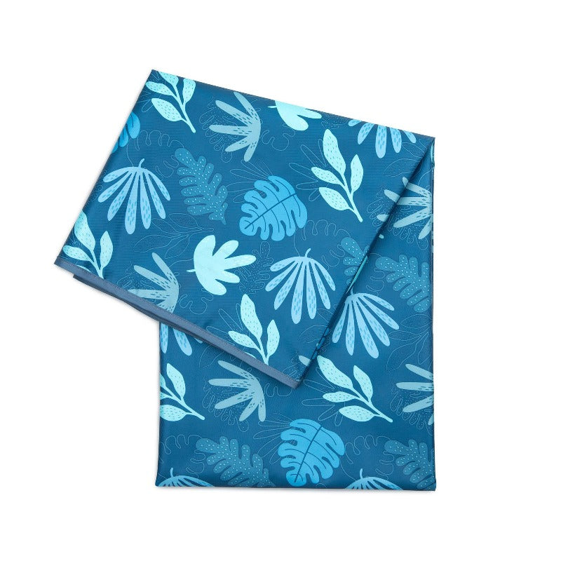 Bumkins Waterproof Spill Mat Blue Tropic