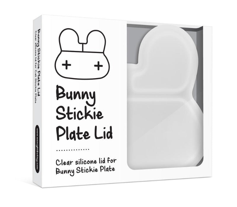 We Might Be Tiny Bunny Stickie Plate Lid