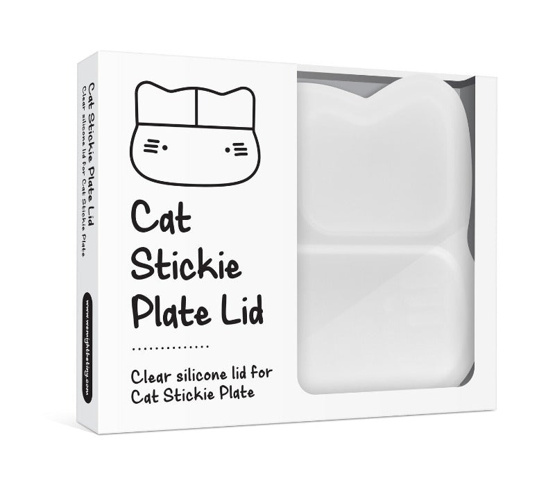 We Might Be Tiny Cat Stickie Plate Lid